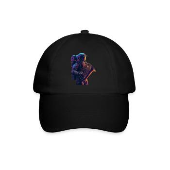 Astronaut Tuba - Baseball Cap - black/black - Front