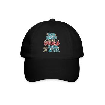 Data Analyst Wizard - Baseballkappe - Schwarz/Schwarz - Vorne