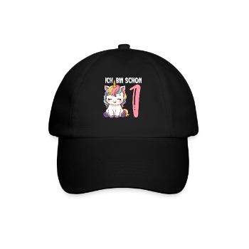 Children's Unicorn 1st Birthday I'm already One - Baseball Cap - black/black - Front