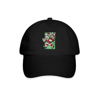 Santa Claus Krampus Naughty Children Folklore - Baseball Cap - black/black - Front