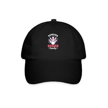 Bowling Bowling Squad Ziele - Baseballkappe - Schwarz/Schwarz - Vorne