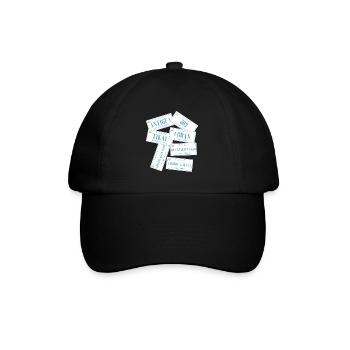 Antigua-Barbuda Île des Caraïbes Cadeau de vacances - Casquette classique - noir/noir - Devant