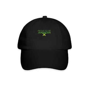 Proud To Be Jamaican Jamaica Jamaican Flag - Baseball Cap - black/black - Front