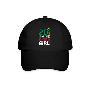 Zia de la fille d’anniversaire - Casquette classique - noir/noir - Devant