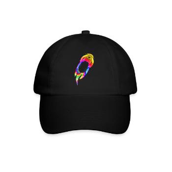 Otter Tie Dye - Baseball Cap - black/black - Front