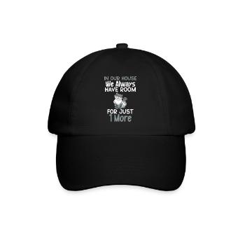Cadeaux de sauvetage de chat - Casquette classique - noir/noir - Devant