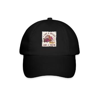 I Got A Heart Like A Truck - Baseball Cap - black/black - Front