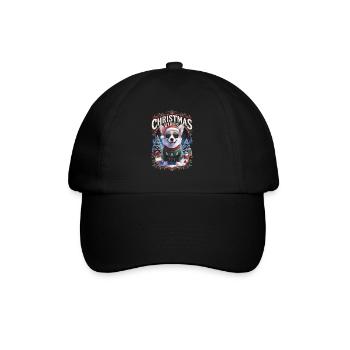 Corgi Christmas Vibes - Baseball Cap - black/black - Front