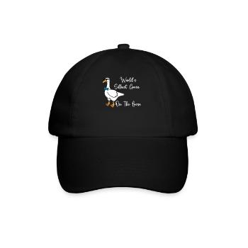 Worlds Silliest Goose On The Loose - Baseball Cap - black/black - Front