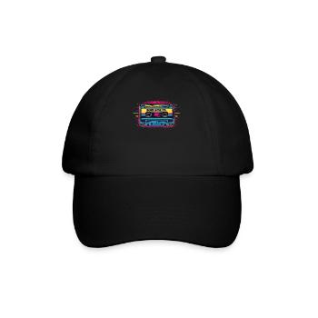 Né dans les années 90 Cassette Look rétro Fans des années 90 - Casquette classique - noir/noir - Devant