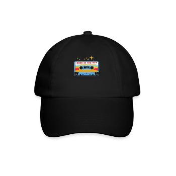 Né dans les années 90 Cassette Look rétro Fans des années 90 - Casquette classique - noir/noir - Devant