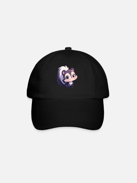 Stinktiere Stinktier - Baseballkappe - Schwarz/Schwarz