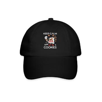 Keep Calm And Delete Cookies IT Nerd - Baseball Cap - black/black - Front