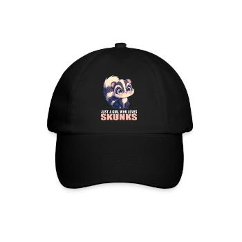 Stinktiere Stinktier - Baseballkappe - Schwarz/Schwarz - Vorne