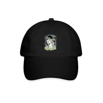 Unicorn Unicorns Horses Horse Child Children - Baseball Cap - black/black - Front