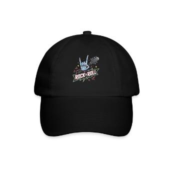 Squelette Guitariste Joueur Bones Guitariste Musicien - Casquette classique - noir/noir - Devant