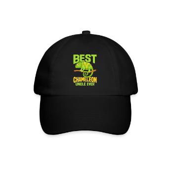 Chameleon Gifts - Baseballkappe - Schwarz/Schwarz - Vorne
