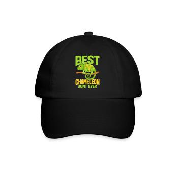 Chameleon Gifts - Baseballkappe - Schwarz/Schwarz - Vorne