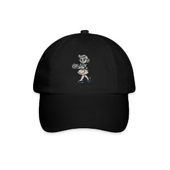 Cuisinier joyeux avec des biscuits - Casquette classique - noir/noir - Devant
