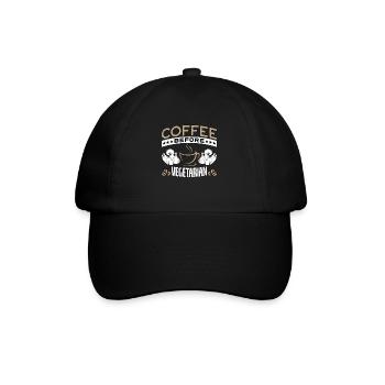 Vegetarian Coffee Before Nutritionist Coffee Lover - Baseball Cap - black/black - Front