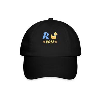 Duck Pension 2025 Pension Retirement Grandpa Grandma Pensioner - Baseball Cap - black/black - Front