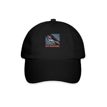 Kitzbühel Skifahren Tirol Design Kitzbühel Skiing - Baseball Cap - black/black - Front