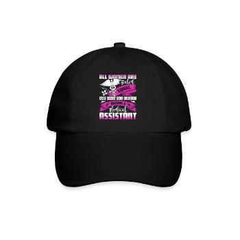 Medical Assistant Proud Medical Assistant - Baseball Cap - black/black - Front