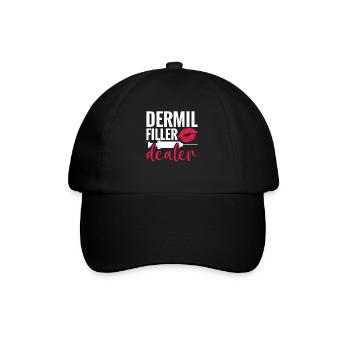 Cosmetic Nurse Dermil Filler Dealer - Baseballkappe - Schwarz/Schwarz - Vorne