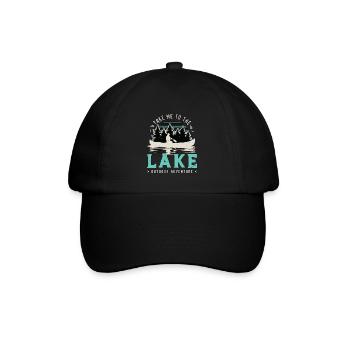 Canoë Emmène-moi au lac Kayak en plein air Rameur - Casquette classique - noir/noir - Devant