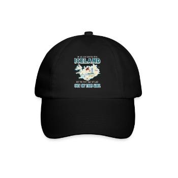Iceland Girl - Baseball Cap - black/black - Front