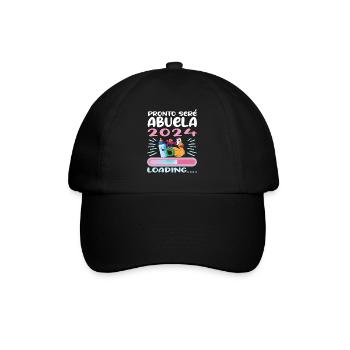 Grandma 2024-to-be Grandma 2024 Loading - Baseball Cap - black/black - Front