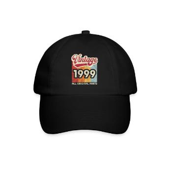Millésime 1999 - Casquette classique - noir/noir - Devant
