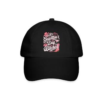 Galentine's Day Funny Party - Baseball Cap - black/black - Front