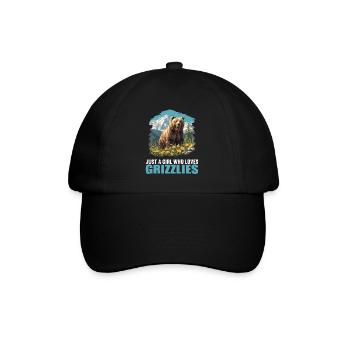 grizzly bears Grizzly bear - Baseball Cap - black/black - Front