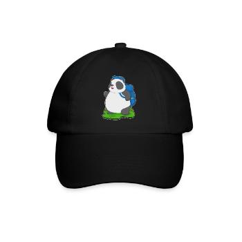 Randonnée à dos pour randonneurs panda - Casquette classique - noir/noir - Devant