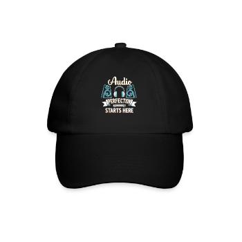 Un son haut de gamme de haute qualité pour la culture audiophile - Casquette classique - noir/noir - Devant