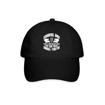 Smudge Dad Like A Dad Regular, mais bien plus - Casquette classique - noir/noir - Devant