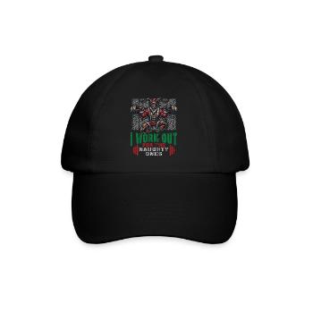Krampus Fitness Für Freche Kinder - Baseballkappe - Schwarz/Schwarz - Vorne