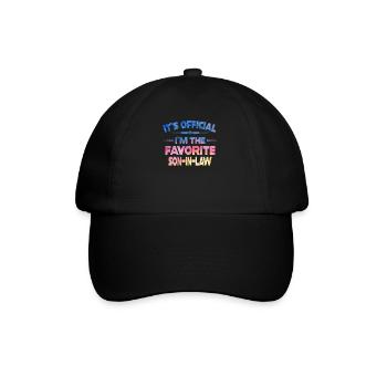 C’est le gendre préféré officiel - Casquette classique - noir/noir - Devant