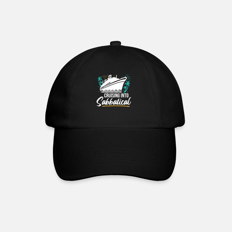 Cruising Into Sabbatical - Baseballkappe - Schwarz/Schwarz
