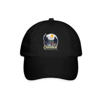 canoë-kayak Maître de la pagaie Aime faire du nautisme - Casquette classique - noir/noir - Devant