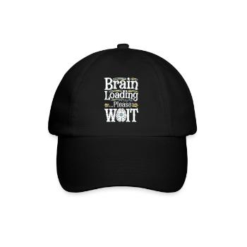 Emotional Burnout Humor Funny Stress Quotes - Baseball Cap - black/black - Front