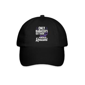 Seul le dur à cuire obtient le pancréas - Casquette classique - noir/noir - Devant