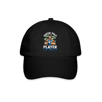 Joueur de water-polo avant d’amer de café pour les sports d’équipe - Casquette classique - noir/noir - Devant