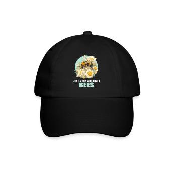 Bees Bee - Baseball Cap - black/black - Front
