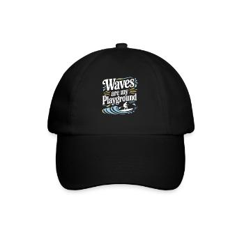 Paddleboard, SUP, aventures, sports nautiques dans le - Casquette classique - noir/noir - Devant
