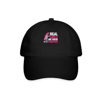 Real Girls Are House Painters - Baseball Cap - black/black - Front