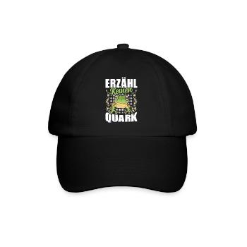 Froschkostüm Karneval ERZÄHL KEINEN QUARK Lustig - Baseballkappe - Schwarz/Schwarz - Vorne