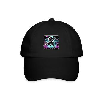 Ninja Samurai Anime Gamer Sci-Fi Futuristic manga - Baseball Cap - black/black - Front