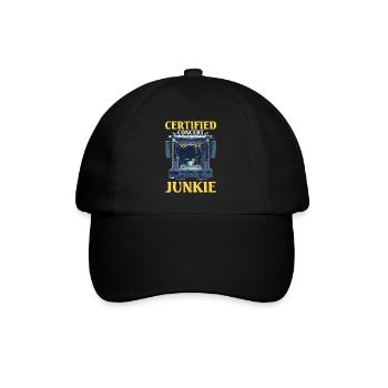 Certified Concert Junkie 14 - Baseballkappe - Schwarz/Schwarz - Vorne